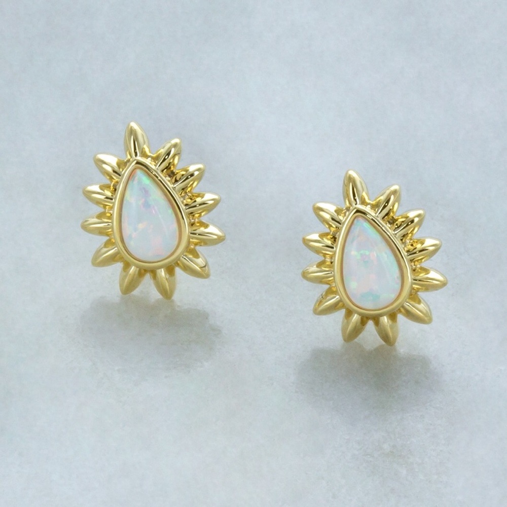Earrings Pinkrevolver Jewelry Opal